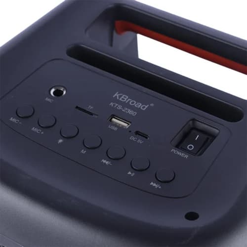 اسپیکر بلوتوثی کی برود KTS-2360 + میکروفون — تصویر ۵