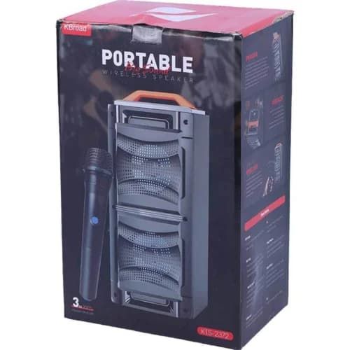 اسپیکر بلوتوثی کی برود KTS-2372 + میکروفون — تصویر ۲