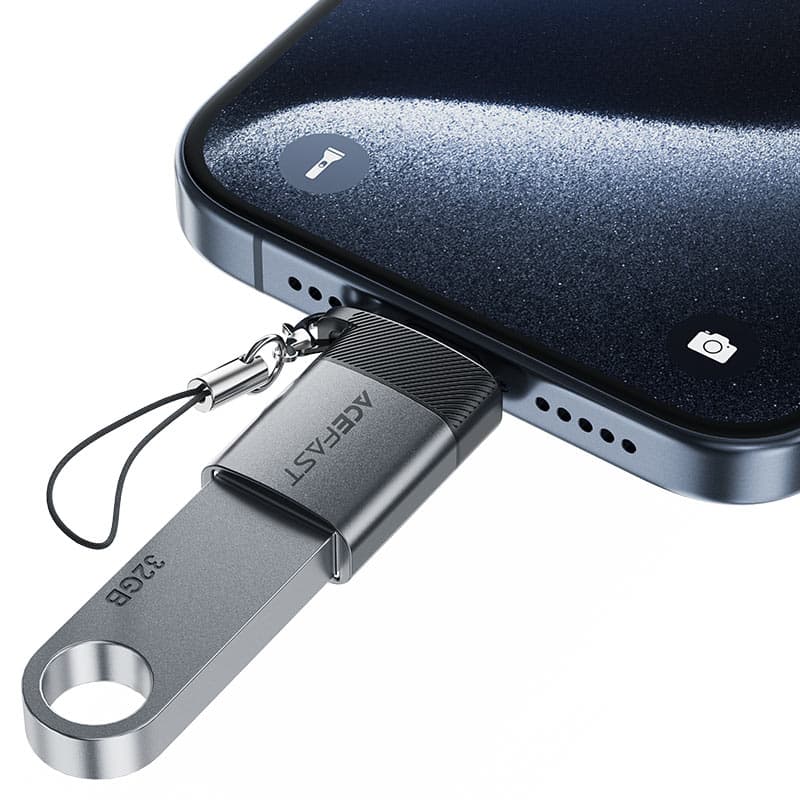 تبدیل OTG تایپ سی به USB3.0 ایس فست ACEFAST J7 Acewire Pro — تصویر ۷