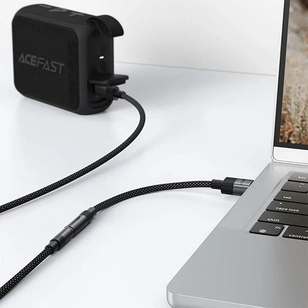 کابل تبدیل USB به پورت AUX ایس فست ACEFAST J13 طول 15 سانتی متر — تصویر ۵