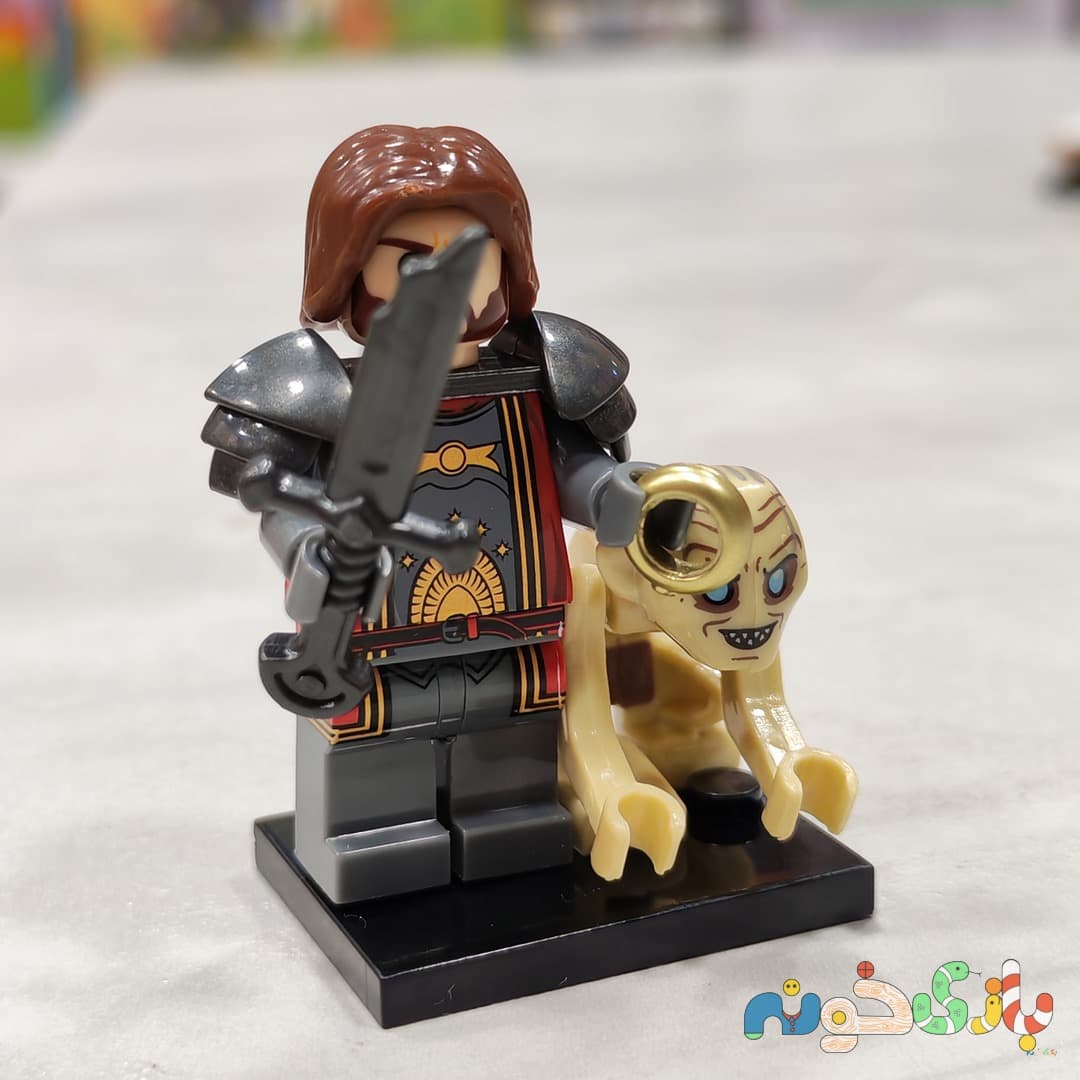 مینیفیگور لگو بورومیر و گالم با حلقه یگانه Boromir & Gollum دنیای ارباب حلقهها — تصویر ۳