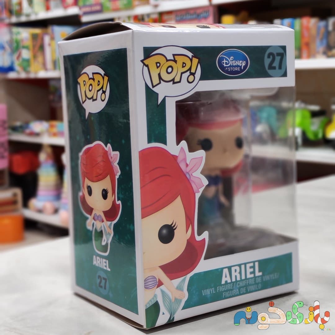 یگور فانکو پاپ کپی آریل پری دریایی کد 27 Funko Pop Disney Ariel دیزنی پرنسس جعبهدار — تصویر ۲