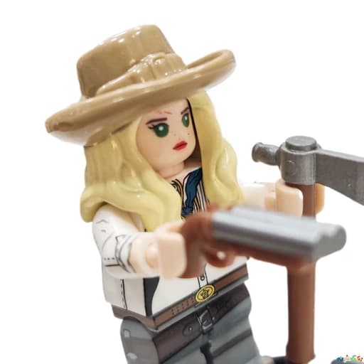 لگو مینی فیگور شخصیت رد دد Red dead سیدی ادلر وارداتی4سانت — تصویر ۳
