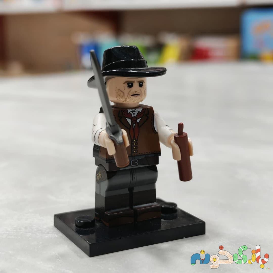 لگو مینی‌فیگور رد دد؛ گاوچران غرب وحشی با شمشیر و بطری فیگور کلکسیونی Red Dead — تصویر ۲
