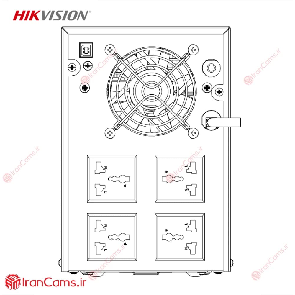 دستگاه UPS هایک ویژن DS-UPS3000 – 3KVA — تصویر ۵