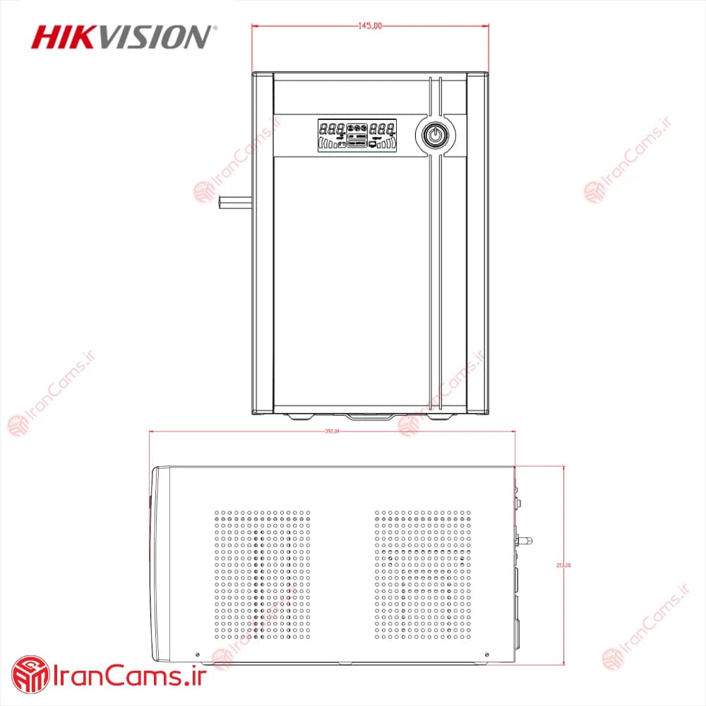 دستگاه UPS هایک ویژن DS-UPS3000 – 3KVA — تصویر ۶