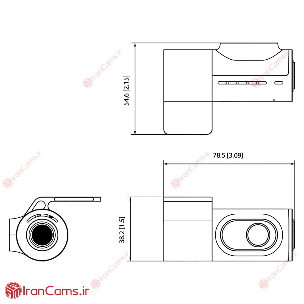 دوربین ثبت وقایع خودرو داهوا مدل M1PRO — تصویر ۸