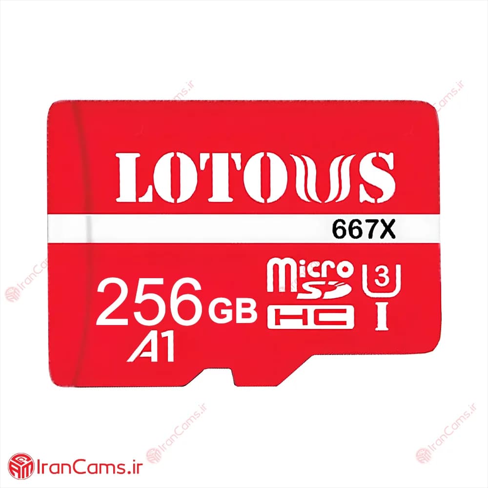 کارت حافظه میکرو اس دی 256 گیگابایت لوتوس LOTOUS 667X