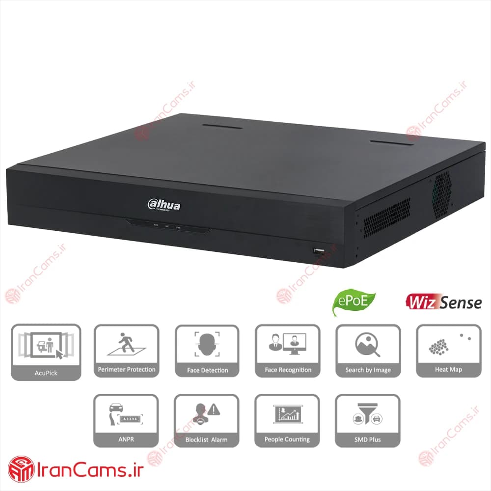 دستگاه ان وی آر تحت شبکه 32 کانال داهوا DHI-NVR5432-16P-EI — تصویر ۲