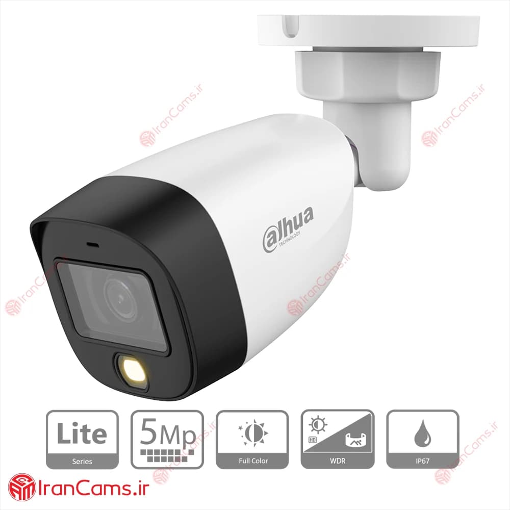 دوربین مداربسته بولت 5 مگاپیکسلی داهوا DH-HAC-HFW1509CP-LED — تصویر ۲