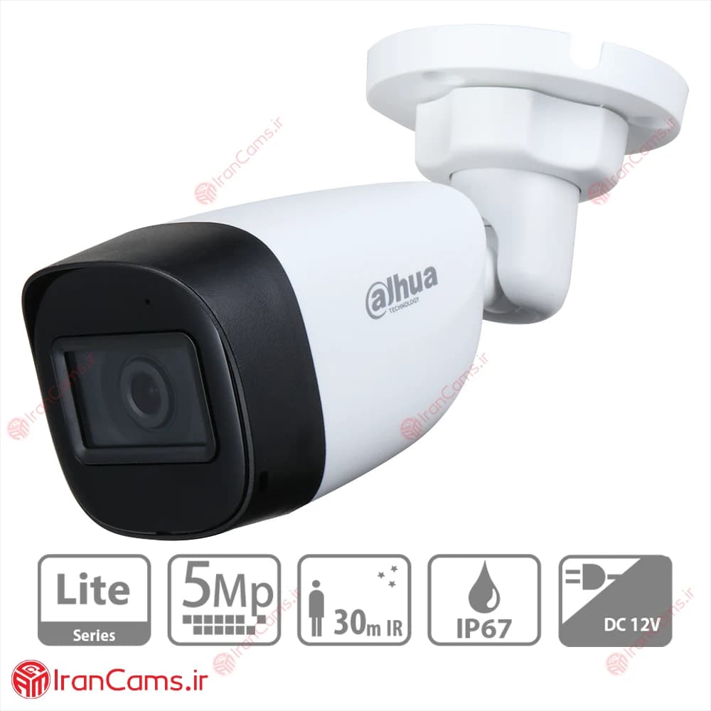 دوربین مداربسته بولت 5 مگاپیکسلی داهوا DH-HAC-HFW1500CP — تصویر ۲