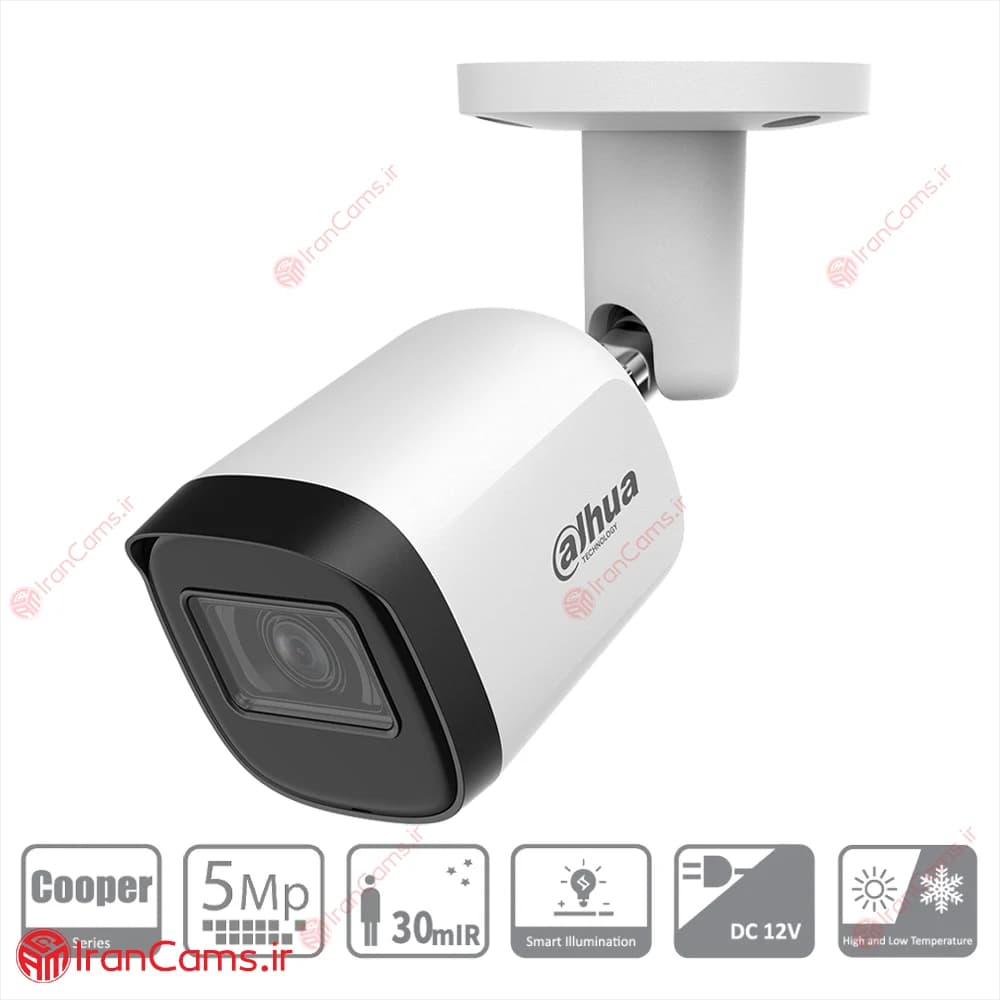 دوربین مداربسته بولت 5 مگاپیکسلی داهوا DH-HAC-B2A51P-U — تصویر ۲