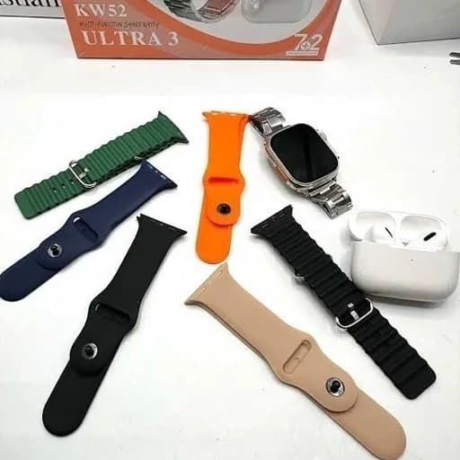ساعت هوشمند (اسمارت واچ) مدل KW52 Ultra3 + ایرپاد — تصویر ۴