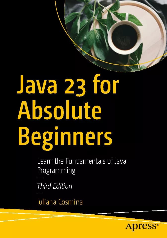 کتاب Java 23 for Absolute Beginners
