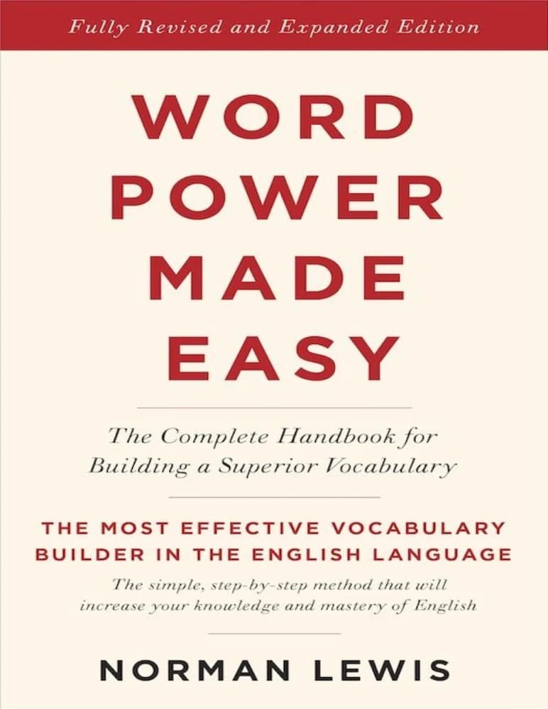 کتاب Word Power Made Easy (قدرت کلمات آسان شد، اثر نورمن لوئیس) نسخه انگلیسی PDF