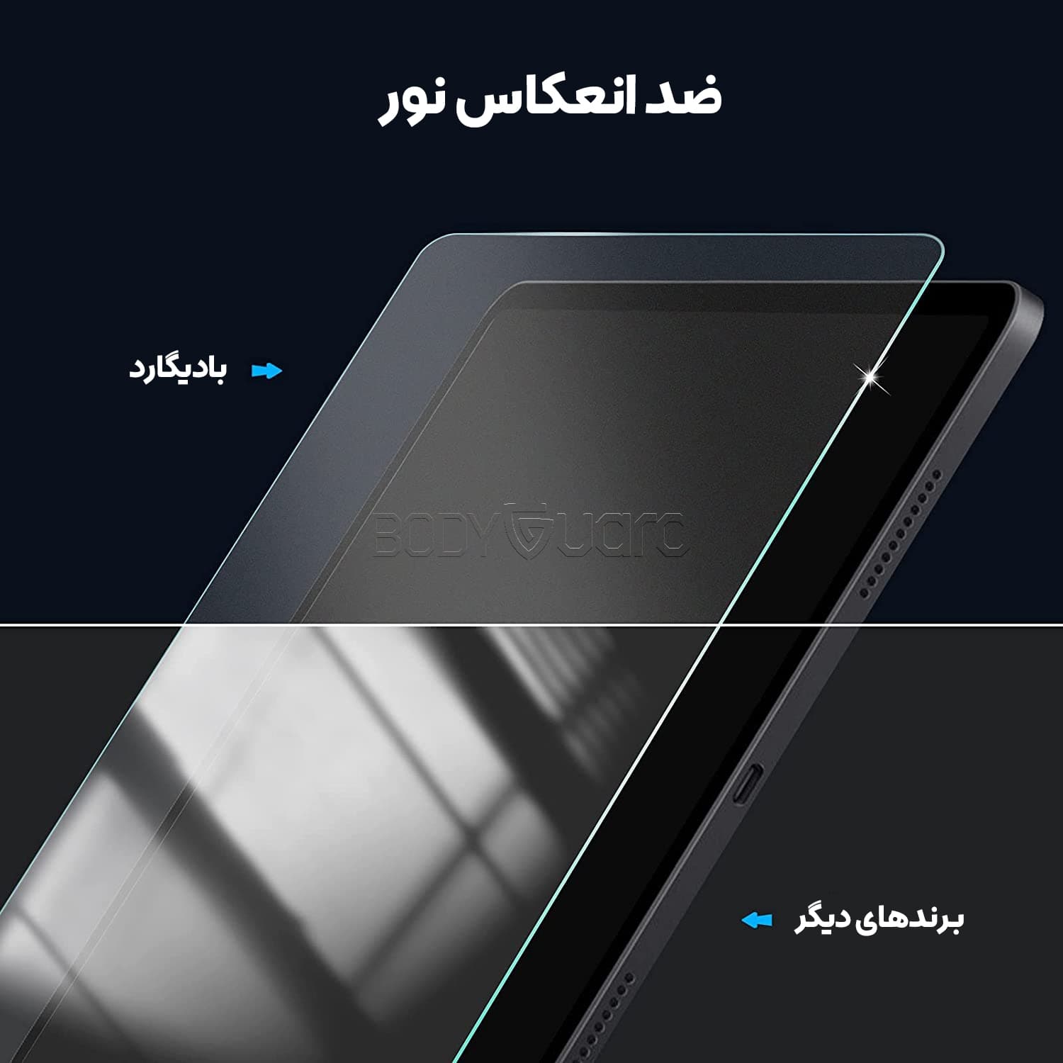 محافظ صفحه نمایش مات بادیگارد مدل HydroGel مناسب برای گوشی موبایل سامسونگ Galaxy S10 Plus به همراه محافظ پشت — تصویر ۴