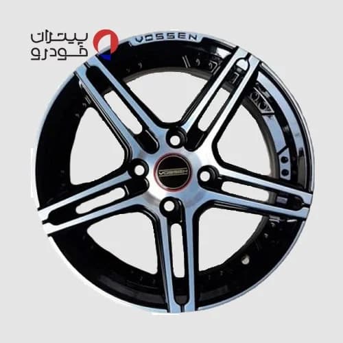 رینگ اسپرت ووسن رخ تراش مشکی سایز 16 اروند [کد 054]