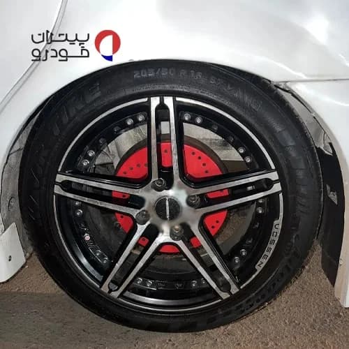 رینگ اسپرت ووسن رخ تراش مشکی سایز 16 اروند [کد 054] — تصویر ۵