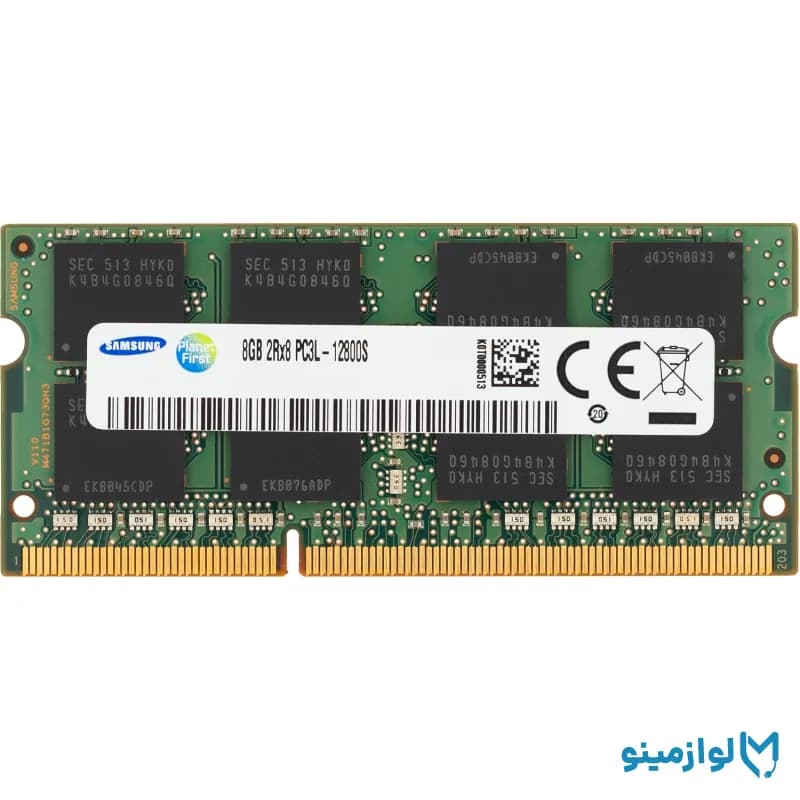 رم لپ تاپ سامسونگ 8GB 2Rx8 PC3L-12800S