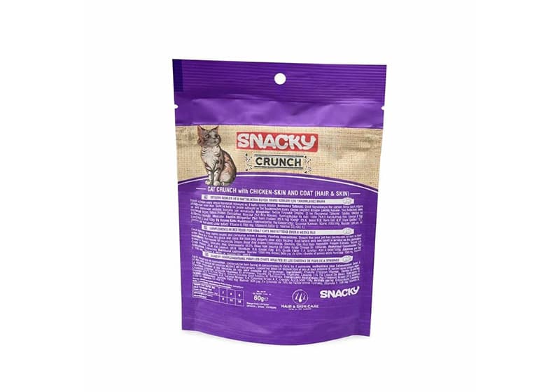 تشویقی گربه اسنکی کرانچ در 4 طعم 240 گرم Snacky Crunch — تصویر ۴