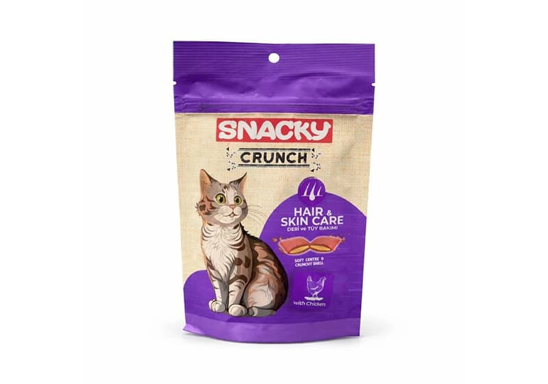 تشویقی گربه اسنکی کرانچ در 4 طعم 240 گرم Snacky Crunch — تصویر ۳