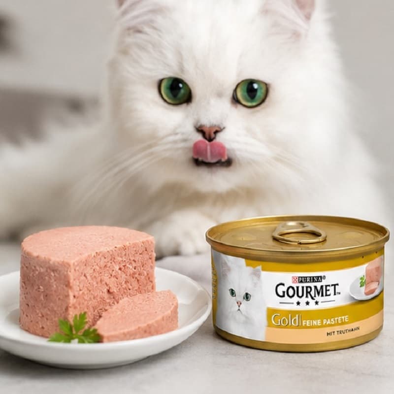 کنسرو گربه گورمت 4 طعم 340 گرم Gourmet Canned — تصویر ۲