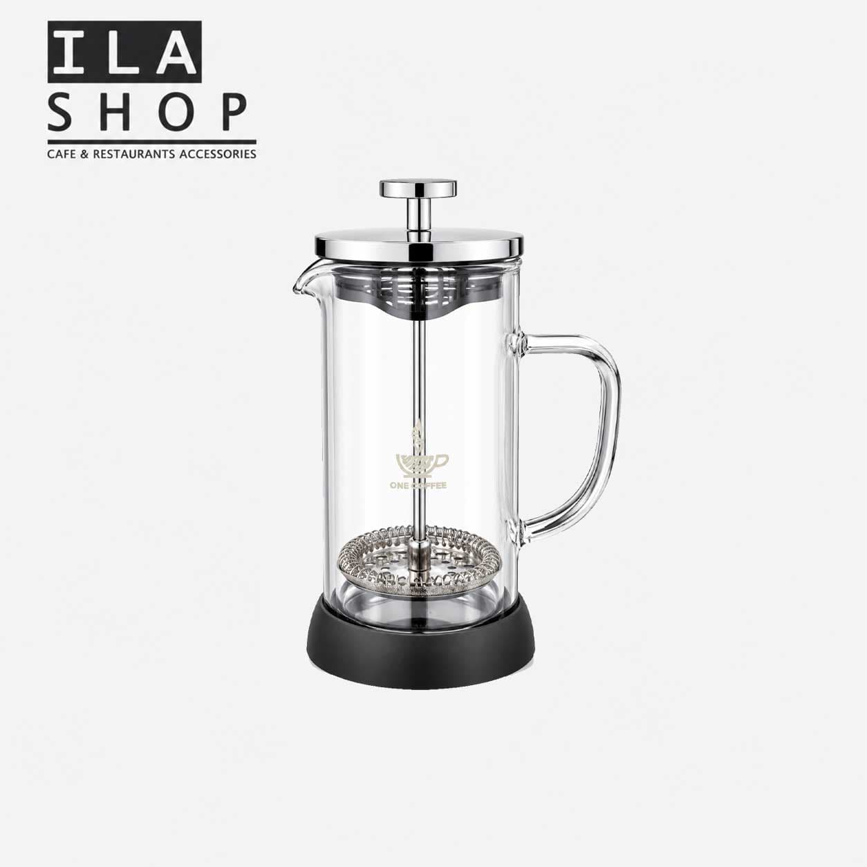 فرنچ پرس دوجداره 350 میلی لیتری وان کافی کد BV128B-350 یک عددی ایلا