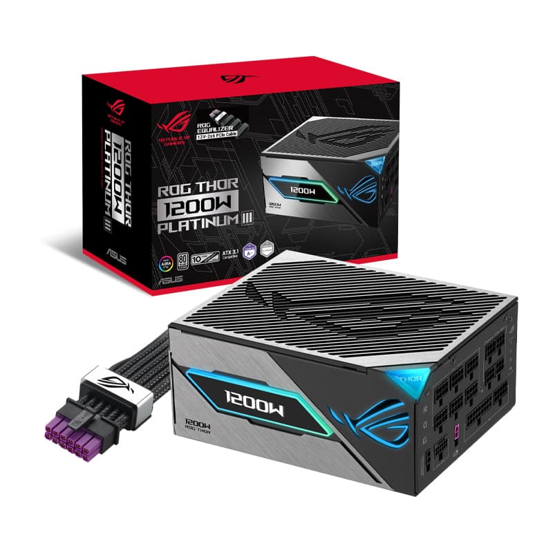 منبع تغذیه ایسوس مدل ROG Thor 1200W Platinum III — تصویر ۲