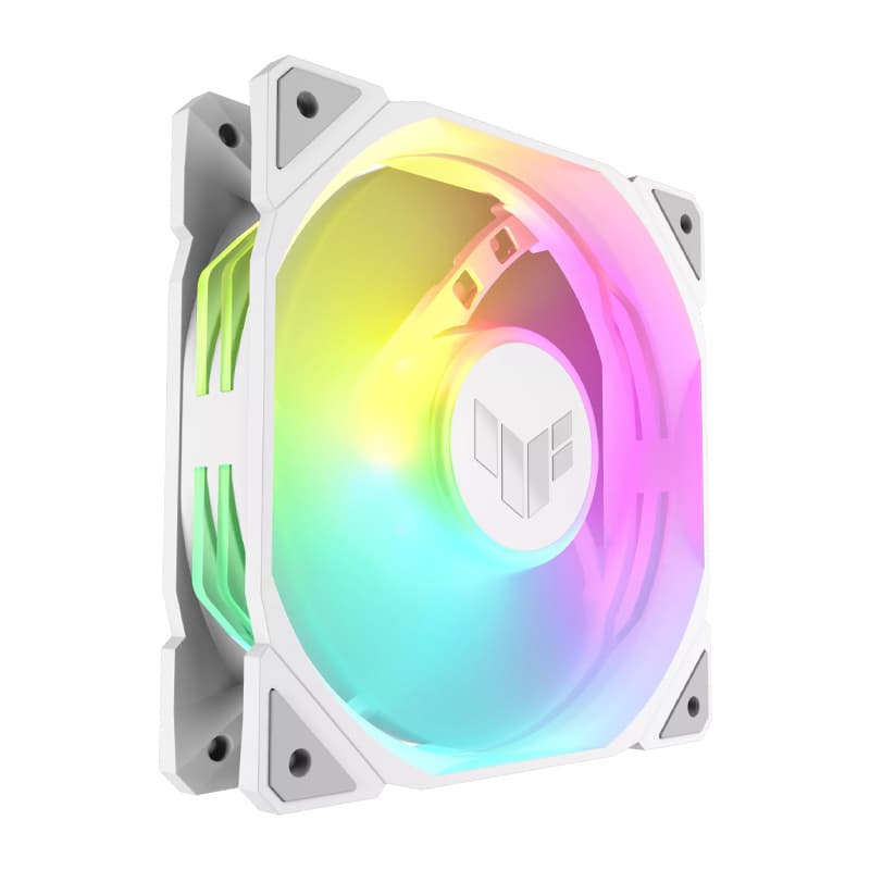 فن کیس ایسوس مدل TUF Gaming TR120 ARGB Reverse 3in1 White — تصویر ۳