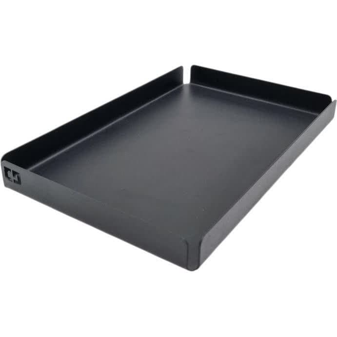 سینی سرو فلزی (ظرف رست) لبه‌دار 23×15 سانتی‌متر