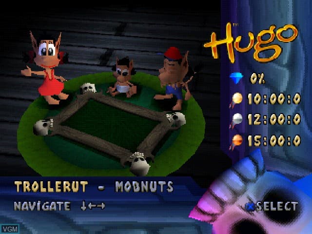 بازی Hugo The Evil Mirror برای PS1 — تصویر ۴