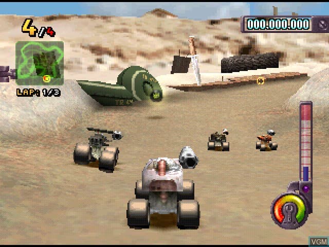 بازی Hot Wheels Extreme Racing برای PS1 — تصویر ۳