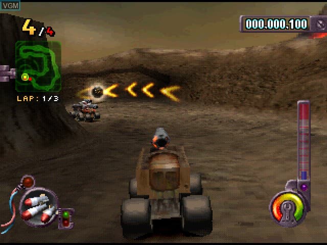 بازی Hot Wheels Extreme Racing برای PS1 — تصویر ۴