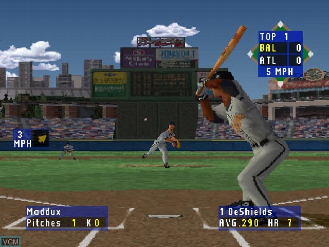 بازی High Heat Baseball 2000 برای PS1 — تصویر ۲