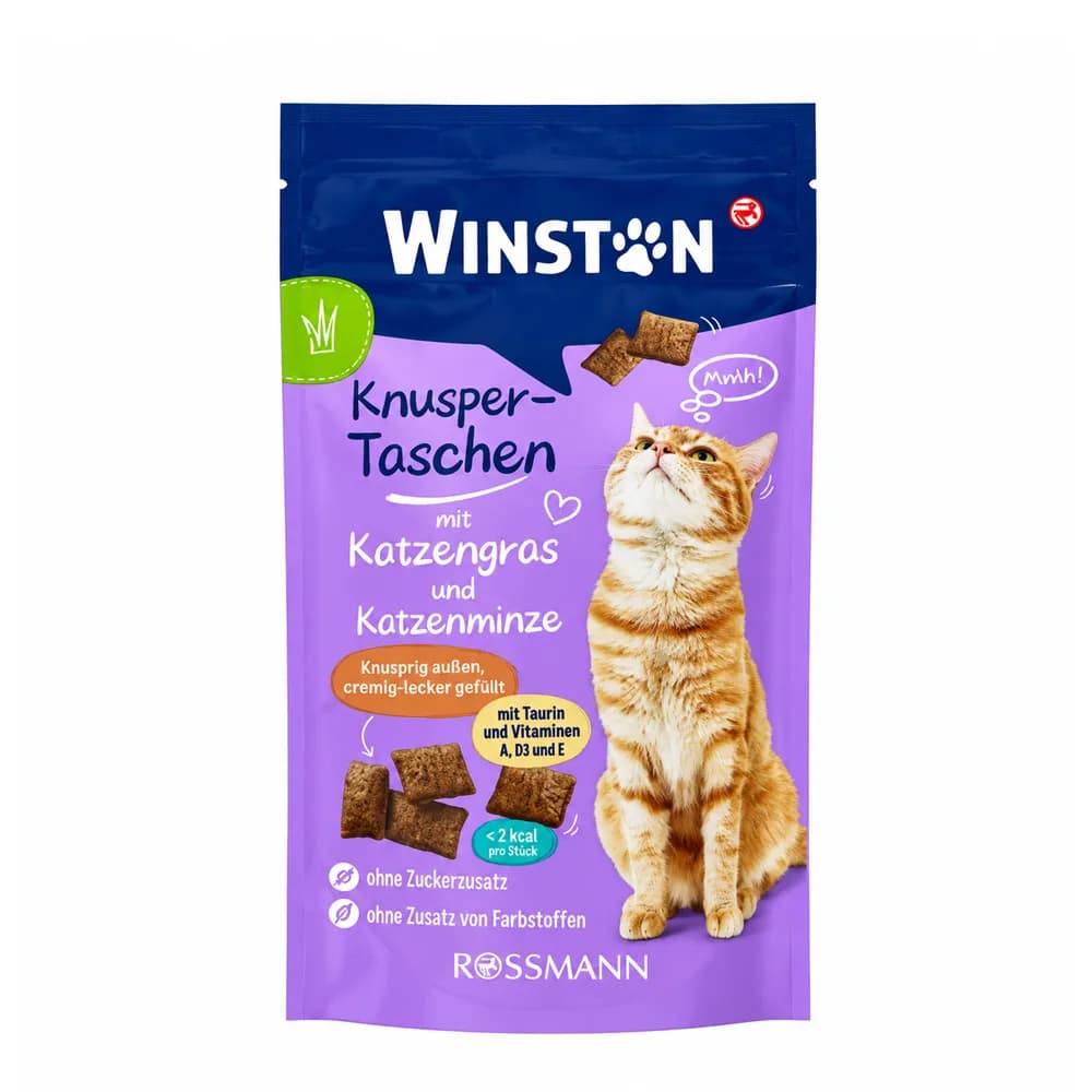 تشویقی گربه آرامبخش حاوی گرس و کت نیپ وینستون – Catnip Grass