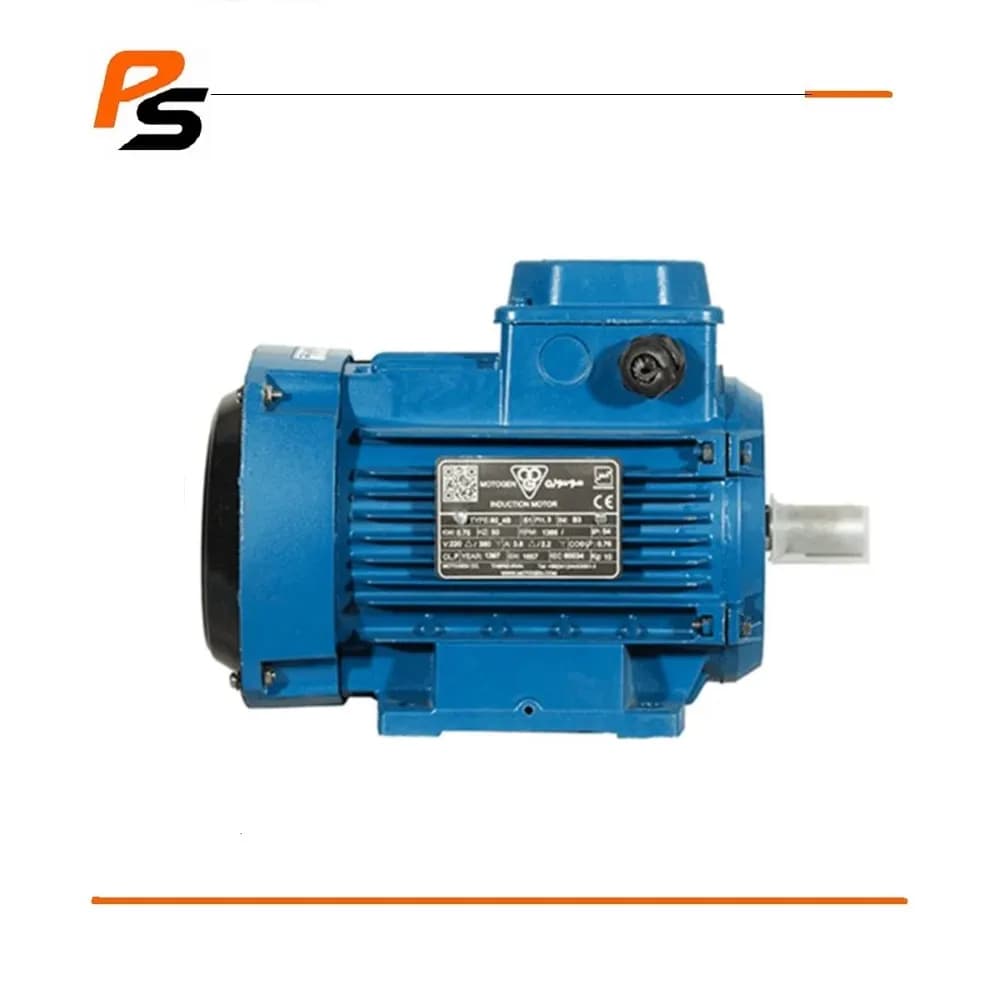الکتروموتور موتوژن (Motogen) سه فاز 0.55 کیلووات 3/4 اسب 1500 دور آلومینیومی