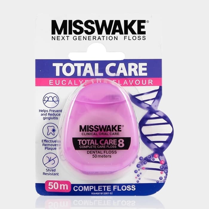 نخ دندان توتال کر 8 میسویک Misswake Total Care 8 Complete Floss 50m — تصویر ۲
