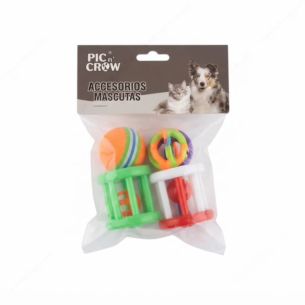 پک توپ شیطونک اسباب بازی گربه Mischief Ball Pack