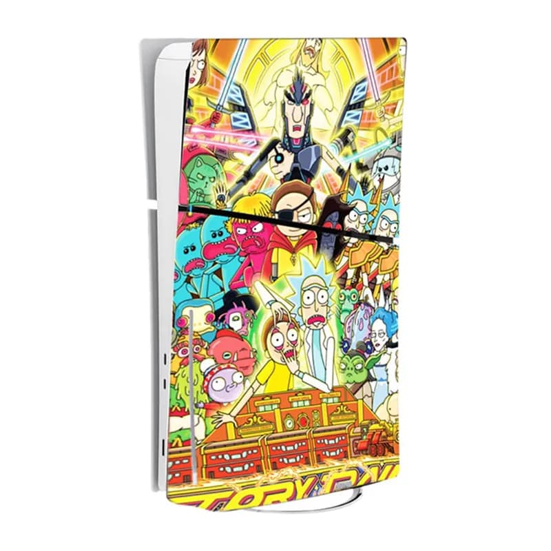 اسکین پلی استیشن 5 اسلیم استاندارد طرح Rick and Morty