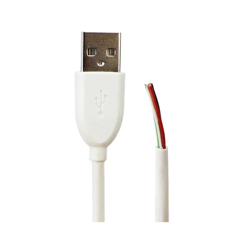 کابل تعمیری USB با طول ۱۲۰ سانتی متر – سفید