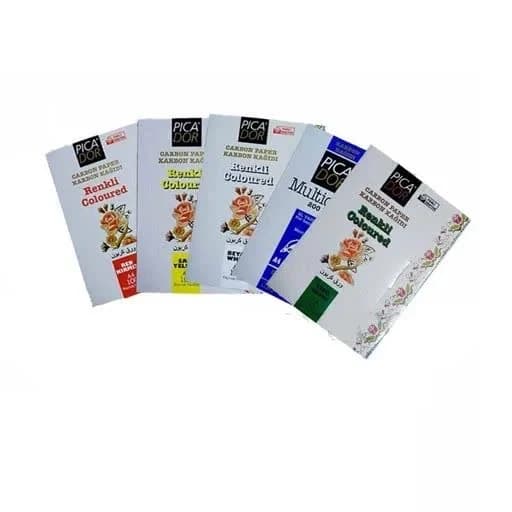 کاربن خیاطی رنگی ترک (بسته 100 عددی)