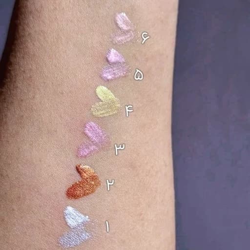 هایلایتر شاین اکلیلی فانتزی کیوت پینترستی رنگ ملیح دخترونه مناسب صورت بدن — تصویر ۴