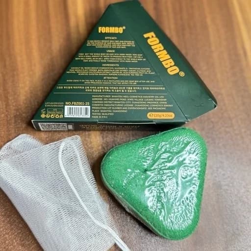 صابون رزماری رویش مجدد و ضد ریزش نیچر اصل اورجینال وارداتی تقویت مو ریش ابرو صابون مثلثی سبز رزماری — تصویر ۲