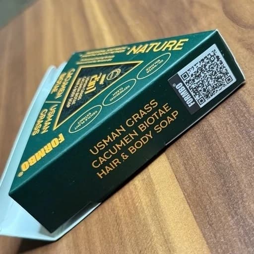 صابون رزماری رویش مجدد و ضد ریزش نیچر اصل اورجینال وارداتی تقویت مو ریش ابرو صابون مثلثی سبز رزماری — تصویر ۴