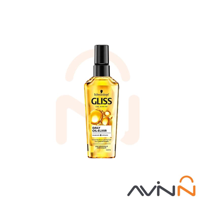 روغن آرگان گلیس مدل Dily oil elixir حجم 75 میل
