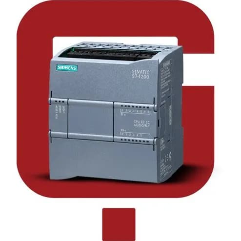 پی ال سی زیمنس S7-1200 مدل 6ES7212-1HE40-0XB0 — تصویر ۲