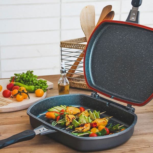 ماهیتابه رژیمی دو طرفه سایز 30 کد52341 — تصویر ۲