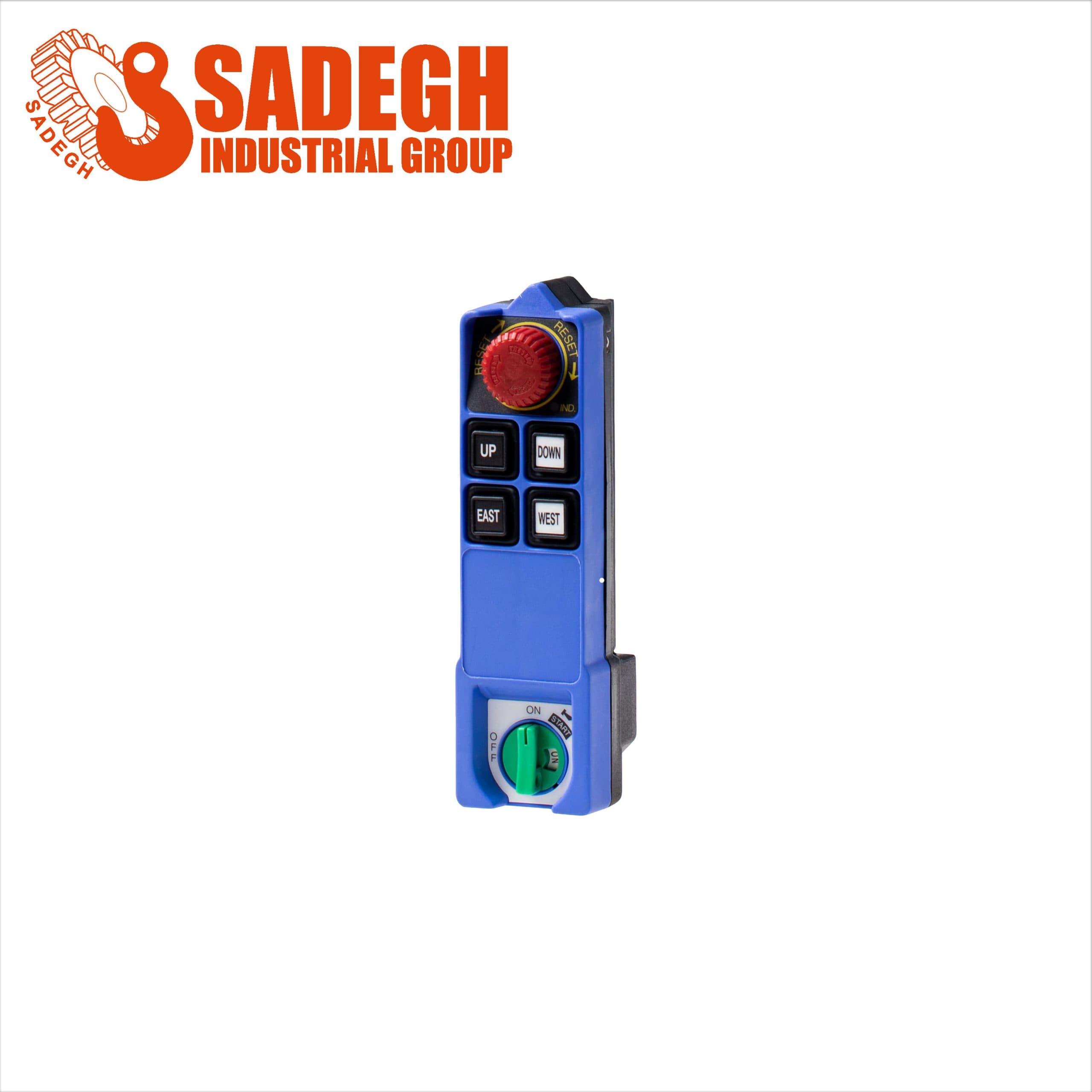 فرستنده ریموت کنترل 4کلیددوسرعت جرثقیل سقفی ساگا L6B-TX