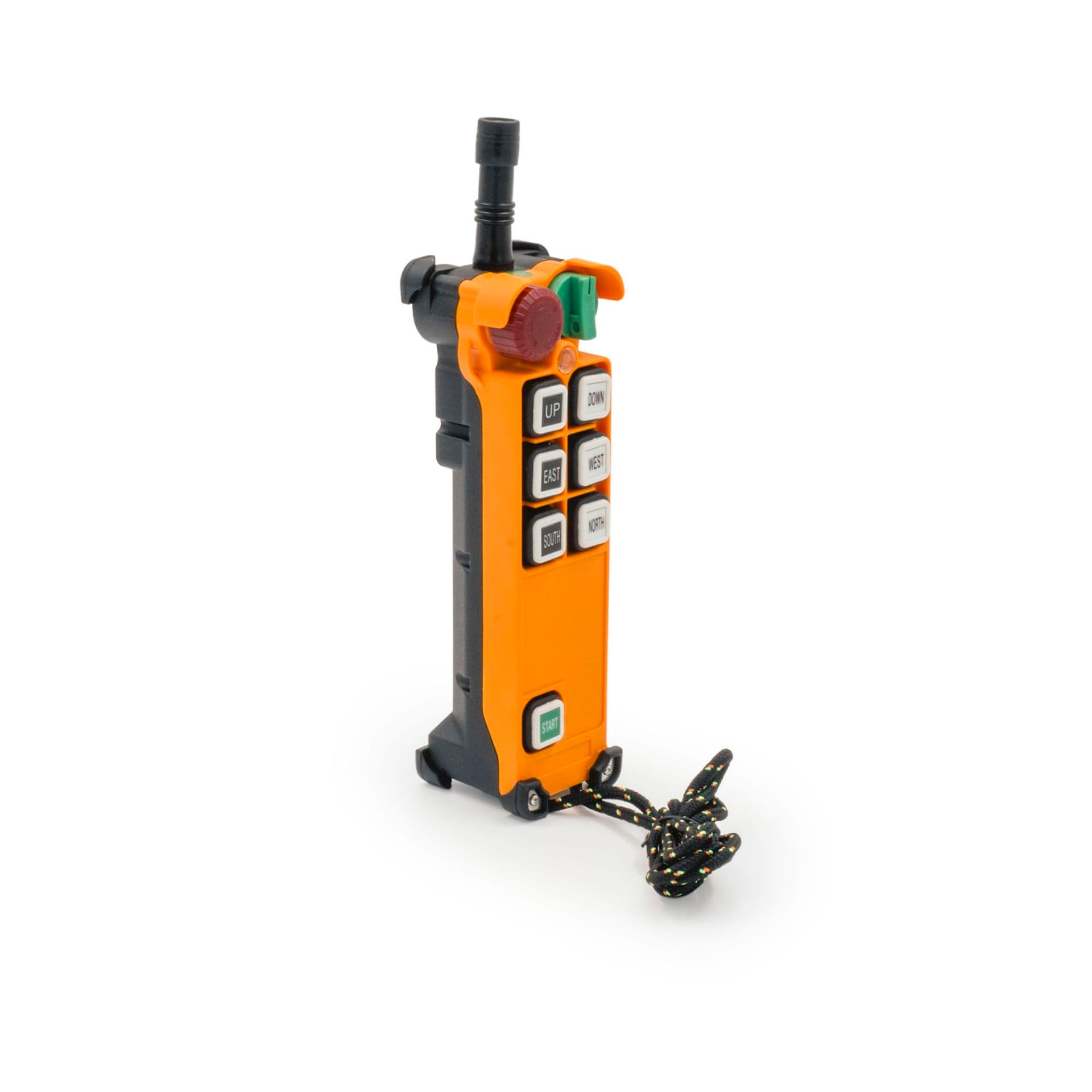 فرستنده ریموت کنترل 6کلید دو سرعت جرثقیل سقفی تله کرین F24-6D-TX — تصویر ۲