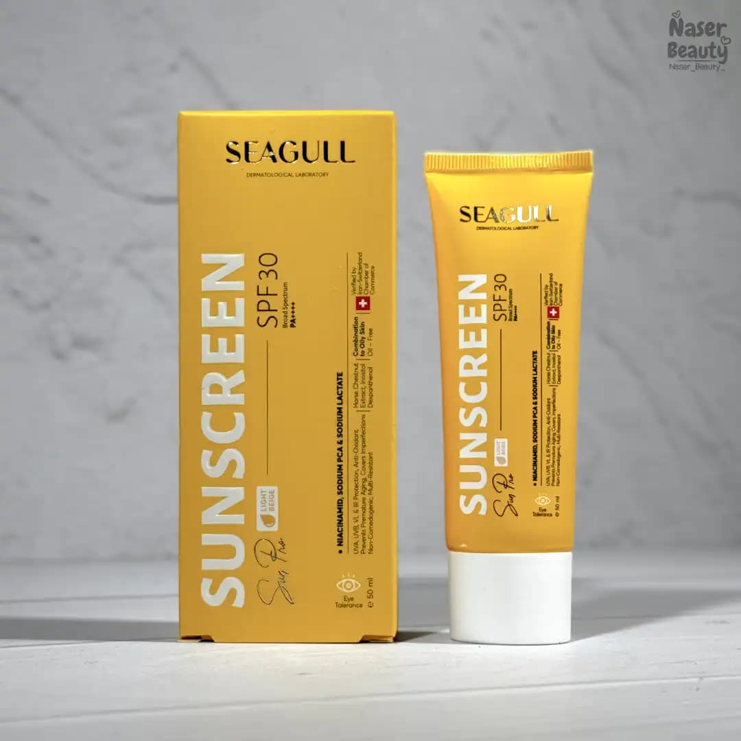 ضد آفتاب رنگی SPF30 سی گل | فاقد چربی و مناسب پوست چرب